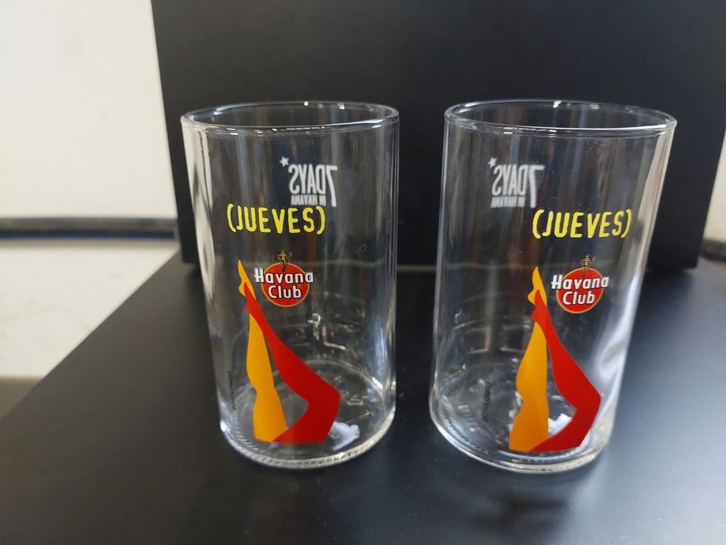 Havana jueves long drink glazen, Verzamelen, Ophalen of Verzenden, Zo goed als nieuw, Borrel- of Shotglas