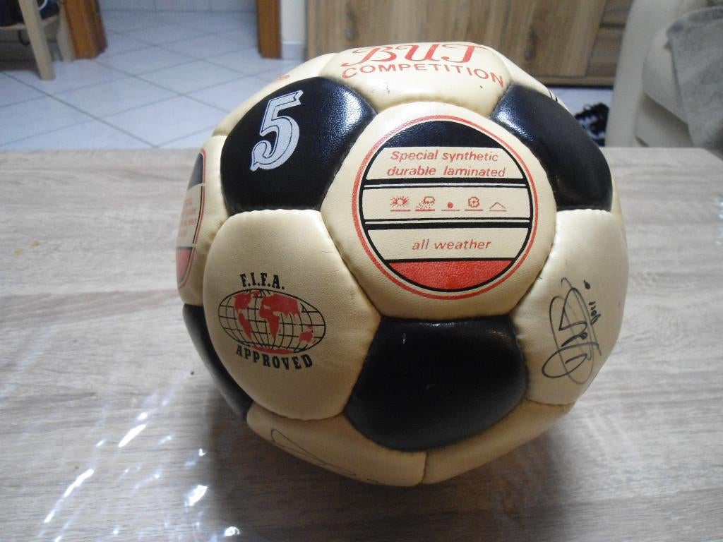 Véritable Ballon Football Dédicacé Anderlecht., Enlèvement ou Envoi, Comme neuf, Autres types