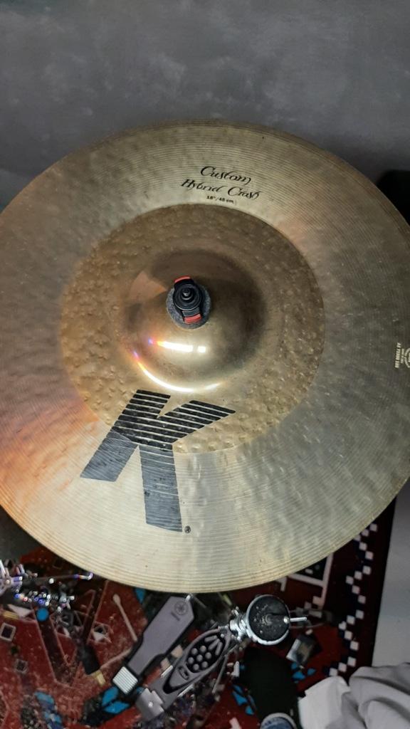 Zildjian K-Custom Hybrid Crash 18 inch, Enlèvement, Utilisé, Autres marques