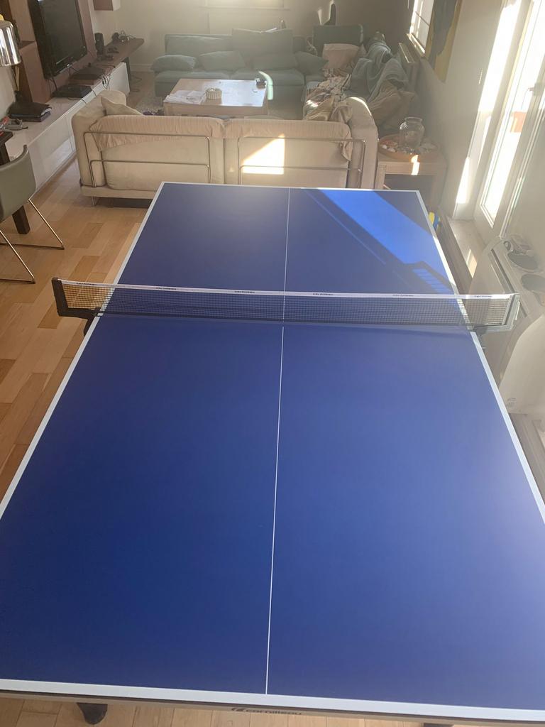 Cornilleau tafeltennis, Sport en Fitness, Tafeltennis, Ophalen, Zo goed als nieuw, Tafel Indoor, Inklapbaar