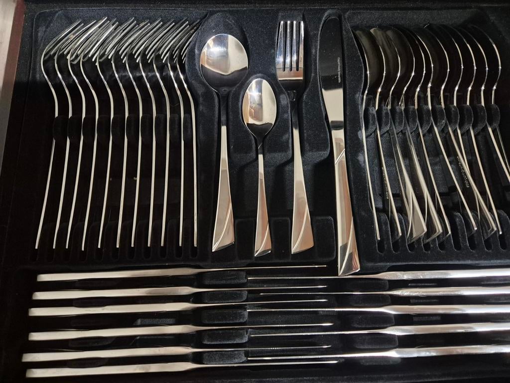 Cosy&Trendy bestekkoffer/service 72delig, Huis en Inrichting, Keuken | Bestek, Ophalen, Zo goed als nieuw