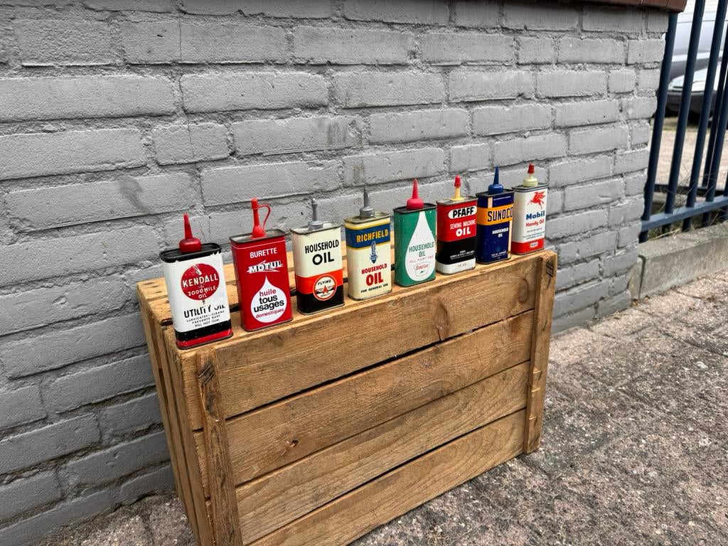 Rares mini-bidons d'huile pratiques, Collections, Enlèvement ou Envoi, Utilisé, Emballage