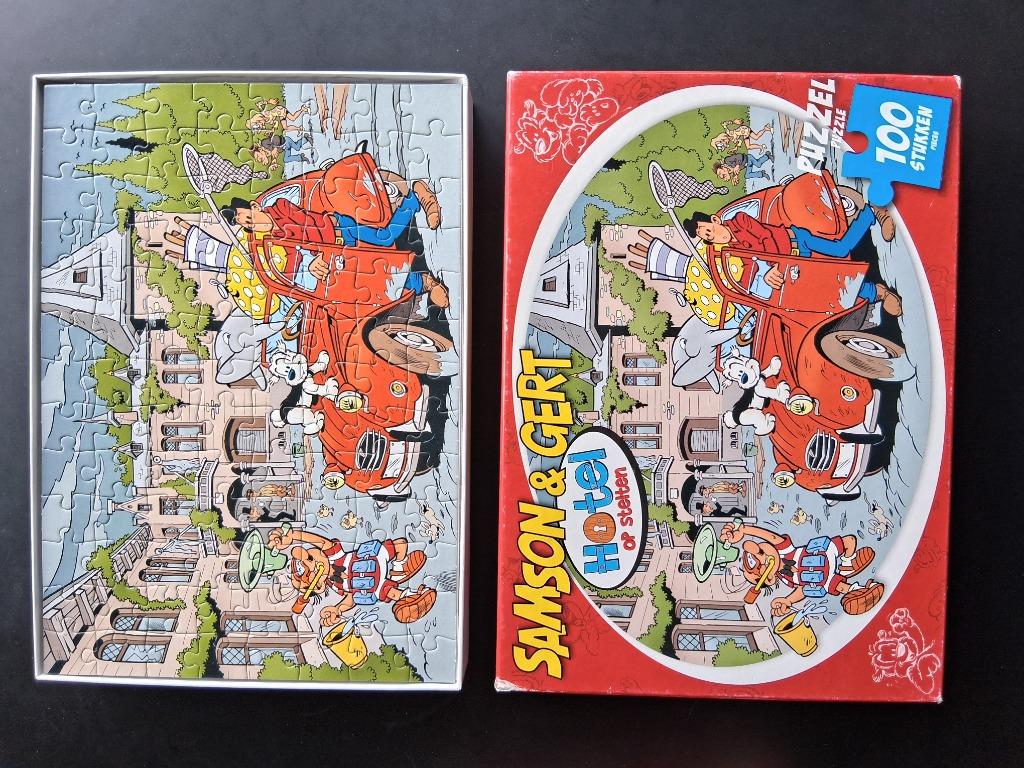 Puzzels Plop en Samson & Gert en sprookjes, Kinderen en Baby's, Speelgoed | Kinderpuzzels, Ophalen, Zo goed als nieuw