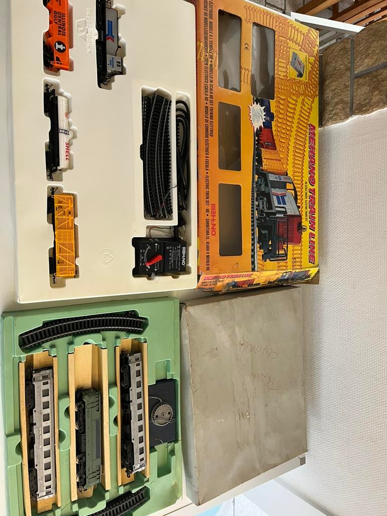 Coffret train mehano et Lima H0 train set vintage, Enlèvement ou Envoi, Utilisé, Lima