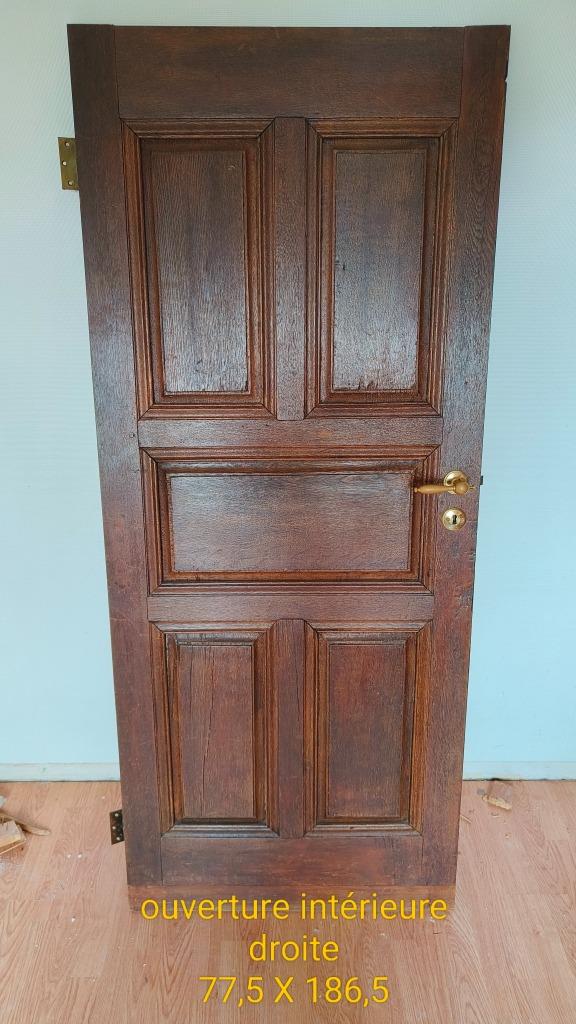 Portes intérieures en chêne, Moins de 200 cm, Porte intérieure, Enlèvement, Utilisé