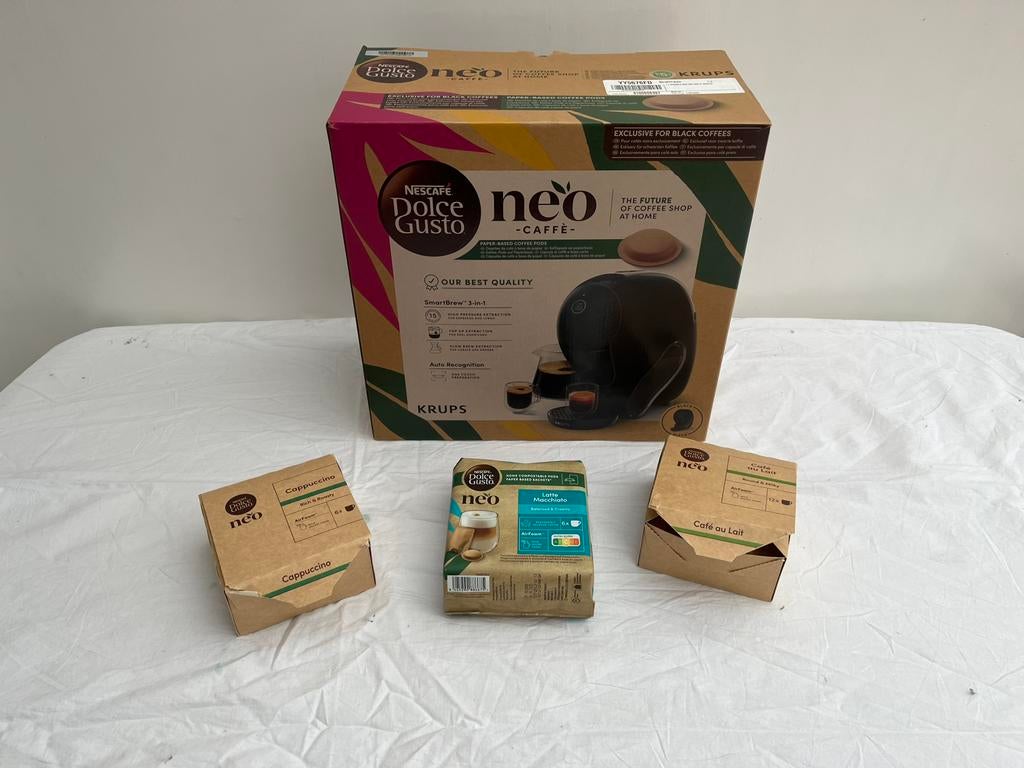 Dolce Gusto Neo, Machine à espresso, Réservoir d'eau amovible, Dosettes et capsules de café, Comme neuf