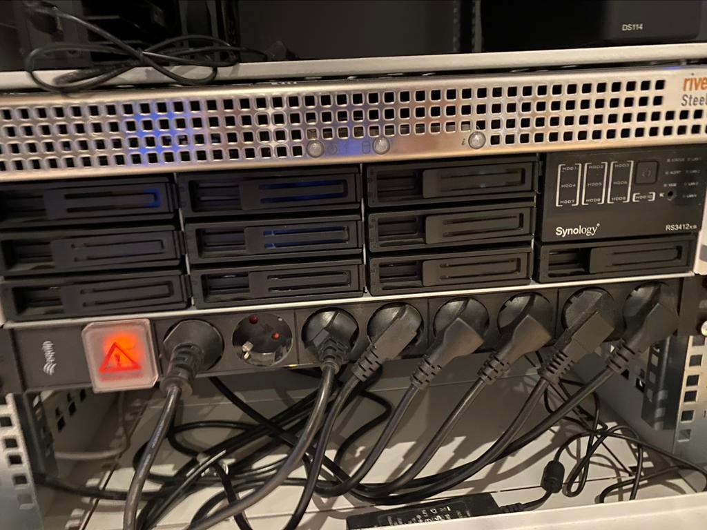 Synonology RS3412xs, Computers en Software, NAS, Ophalen, Zo goed als nieuw