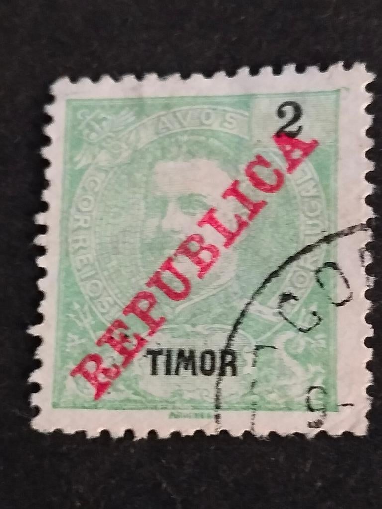 Timor 1911 - Roi Carlos I, Enlèvement ou Envoi, Affranchi, Asie du Sud Est