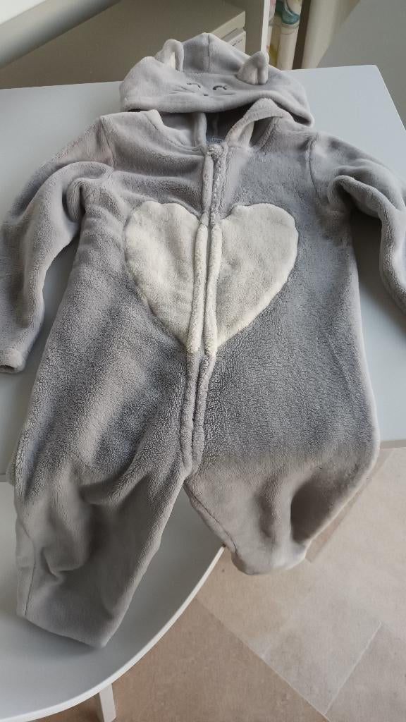 Onesie - chaton - Taille 110, Garçon ou Fille, Autres types, Utilisé, Tape à l'oeil