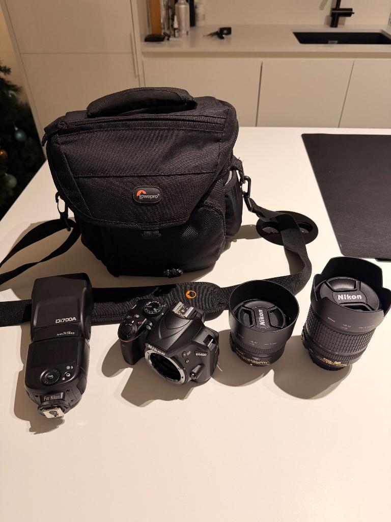 Nikon D3400 + toebehoren, Enlèvement ou Envoi, Comme neuf, Reflex miroir, 24 Mégapixel