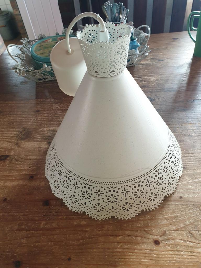 2 metalen lusters, Ophalen of Verzenden, Zo goed als nieuw