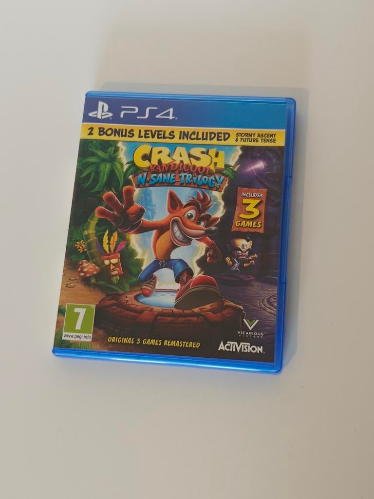 Crash Bandicoot N.Sane Trilogy, Games en Spelcomputers, Games | Sony PlayStation 4, Gebruikt, Overige genres, 1 speler, Ophalen of Verzenden