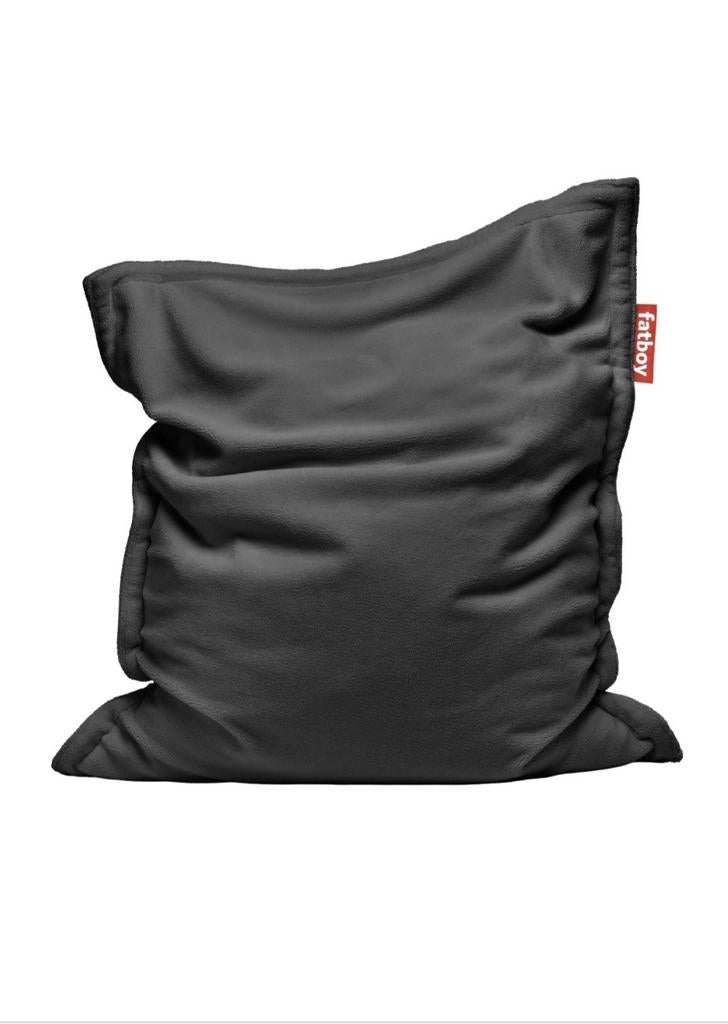 Fatboy zitzak Original Slim Teddy Anthracite - Nieuw, Huis en Inrichting, Zitzakken, Nieuw, Zitzak, Zwart, Ophalen
