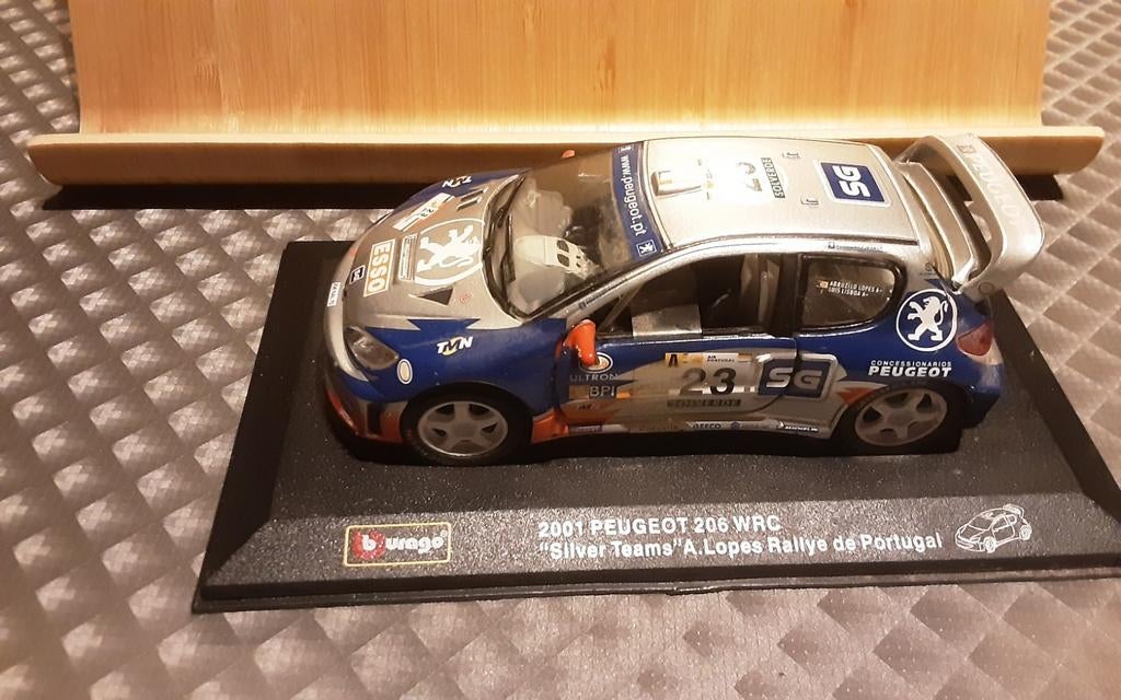 PEUGEOT 206 wrc miniatuur, Enlèvement ou Envoi, Neuf