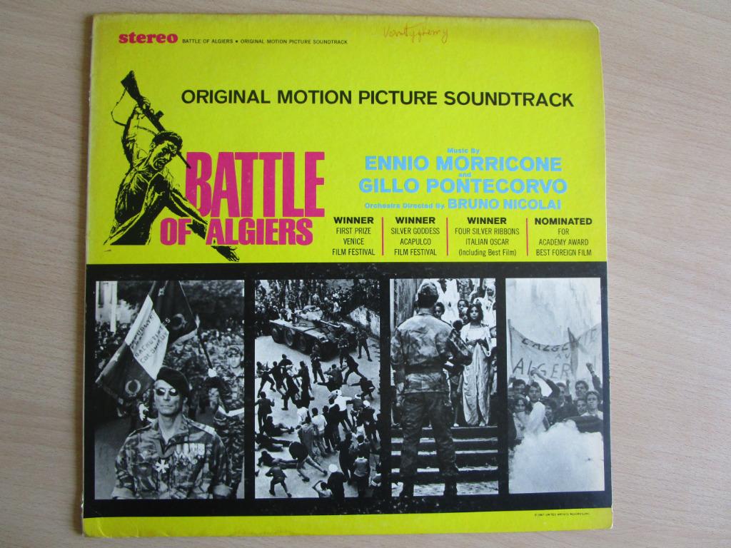 ENNIO MORRICONE = BATTLE OF ALGIERS   - LP FILMMUZIEK, Cd's en Dvd's, Ophalen of Verzenden, Zo goed als nieuw, 12 inch