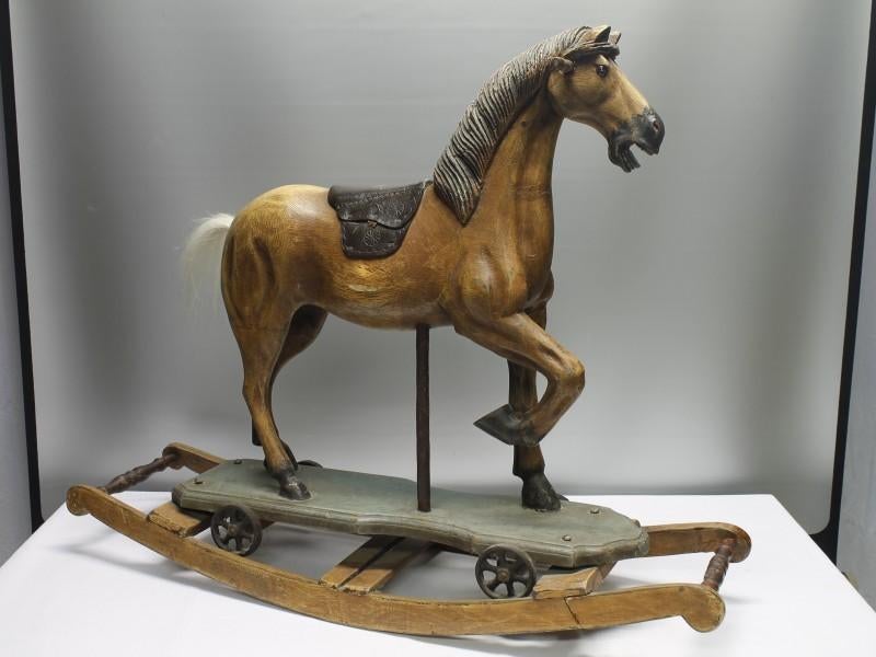 Antiek schommelpaard, Ophalen of Verzenden