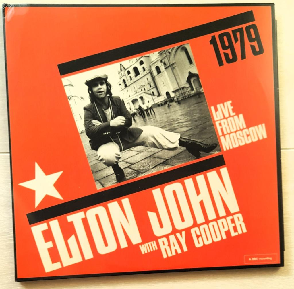 ELTON JOHN with RAY COOPER Live from Moscow 1979 2xLP, Ophalen of Verzenden, Zo goed als nieuw, 12 inch, Poprock