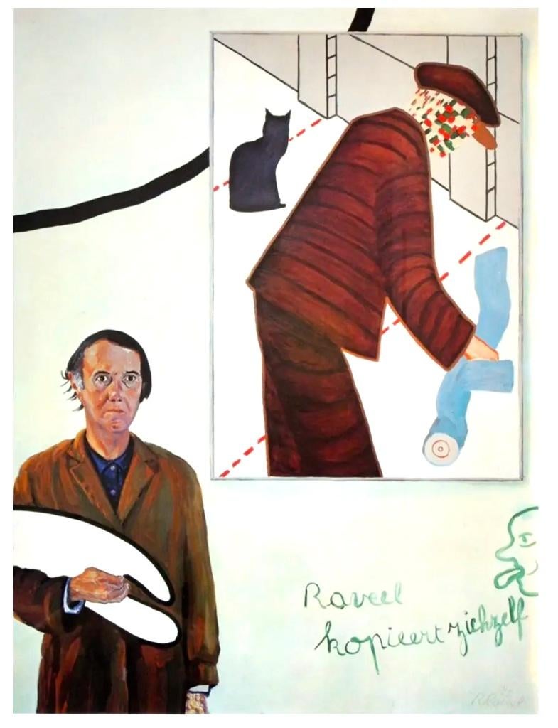 ROGER RAVEEL, "Raveel kopieert zichzelf", 1980, Ophalen