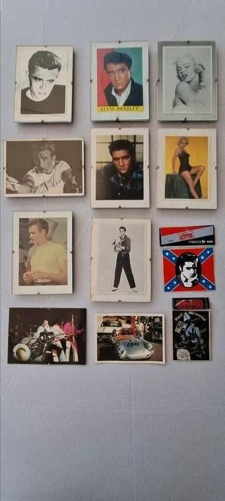 Ingelijste foto's Elvis Presley /James Dean/Marilyn Monroe, Verzamelen, Ophalen