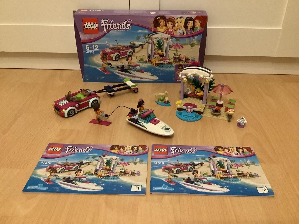 Lego Friends 41316 Andrea’s speedboot, Ophalen, Zo goed als nieuw, Complete set, Lego