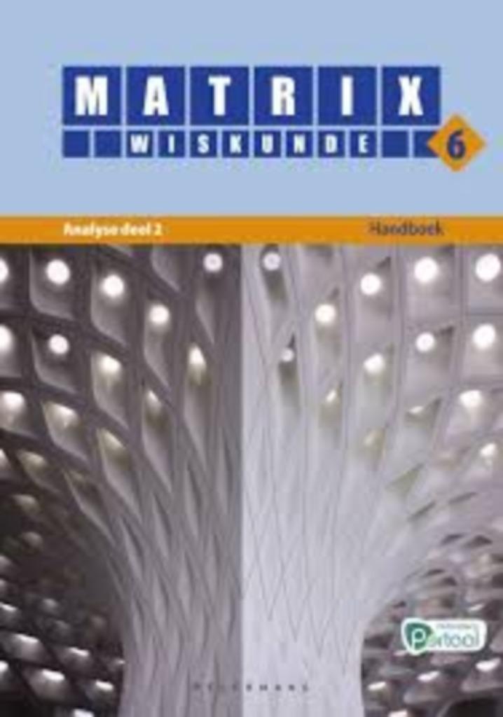Leerboek wiskunde : Matrix 6 Analyse deel 2, Enlèvement, Comme neuf, Secondaire, Mathématiques A