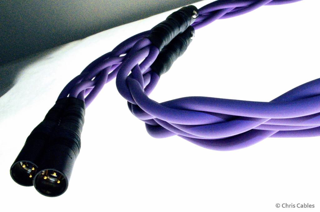 'The Braided One' audiophile XLR kabels van Chris Cables, Enlèvement ou Envoi, Neuf, Câble Interlink