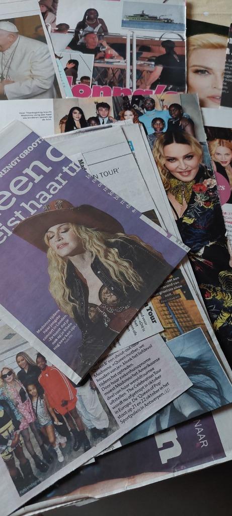 Knipsels Madonna uit tijdschriften en kranten, Ophalen of Verzenden, Nieuw