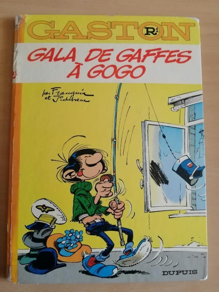 BD Gaston R1. Gala de gaffes à gogo de Franquin E.O. 1970, Eén stripboek, Ophalen of Verzenden