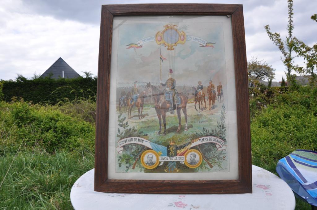 §  cadre lithographie louis geens 1900, Antiquités & Art, Enlèvement ou Envoi