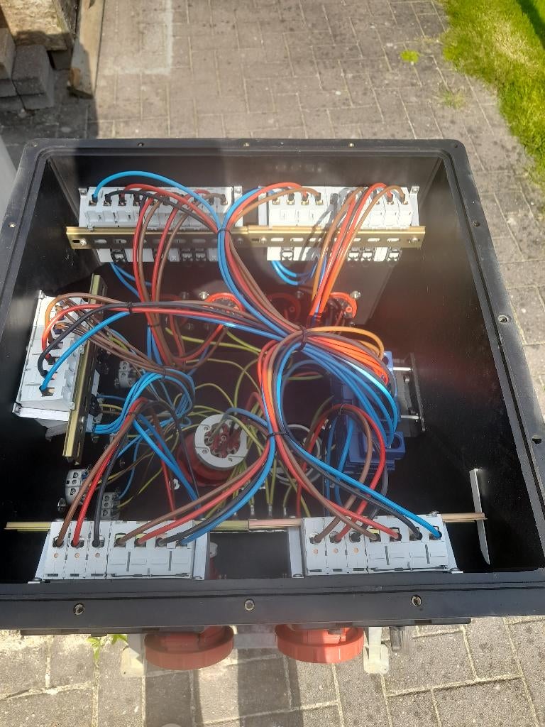 Keraf Zwerfkast Paddestoel Verdeelkast 125A, Doe-het-zelf en Bouw, Elektriciteit en Kabels, Ophalen, Zo goed als nieuw, Overige typen