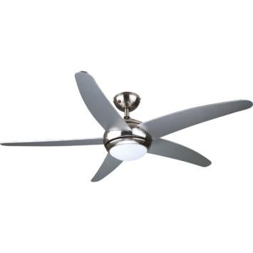 Plafondventilator met verlichting en afstandsbediening, Elektronische apparatuur, Ventilatoren, Ophalen, Zo goed als nieuw, Plafondventilator