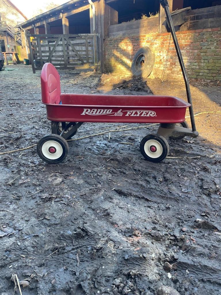Radio Flyer bolderkar, Enlèvement, Utilisé