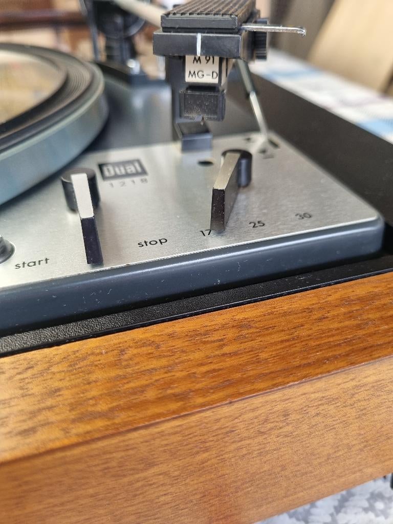 Dual 1218,werkt zeer goed, kap onbeschadigd, Audio, Tv en Foto, Platenspelers, Ophalen, Dual