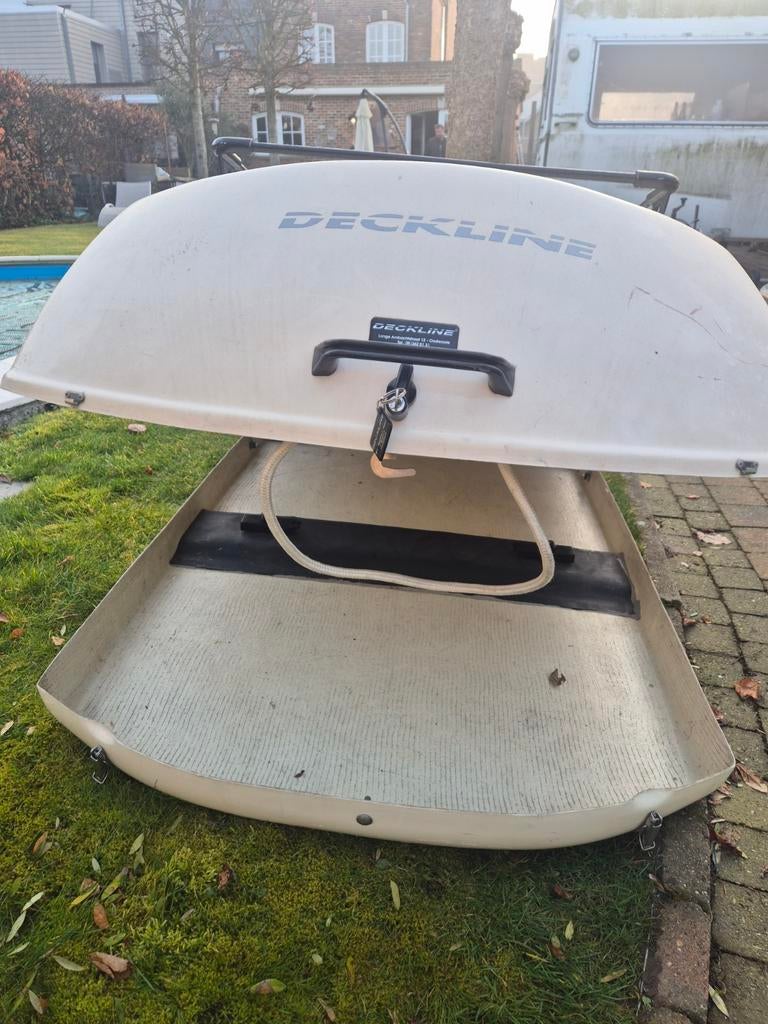 Deckline dakkoffer met slot en sleutel – ideaal voor caravan, Ophalen