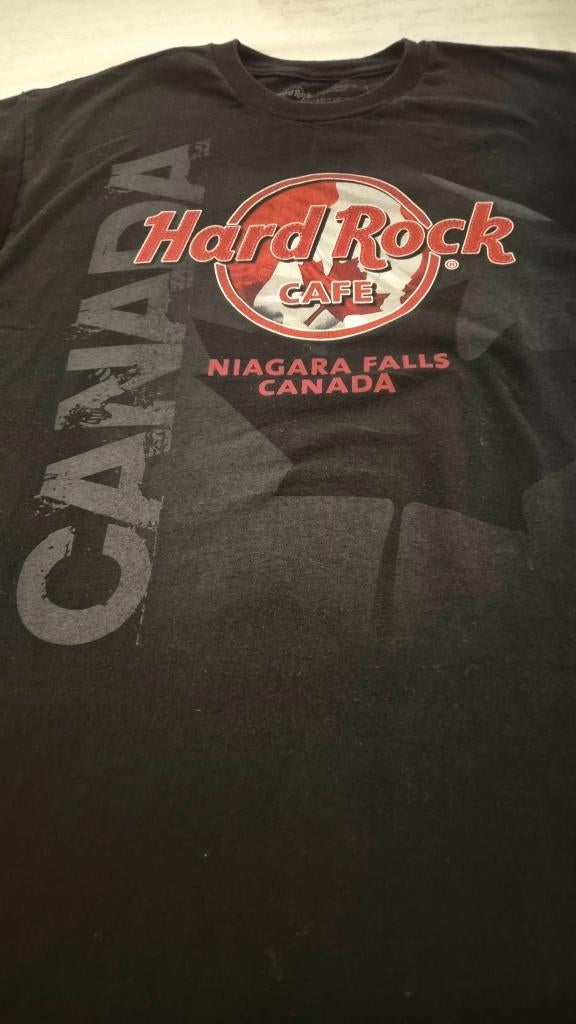 Hard rock cafe t shirt niagara falls Canada, Kleding | Heren, T-shirts, Ophalen, Gedragen, Maat 48/50 (M), Zwart