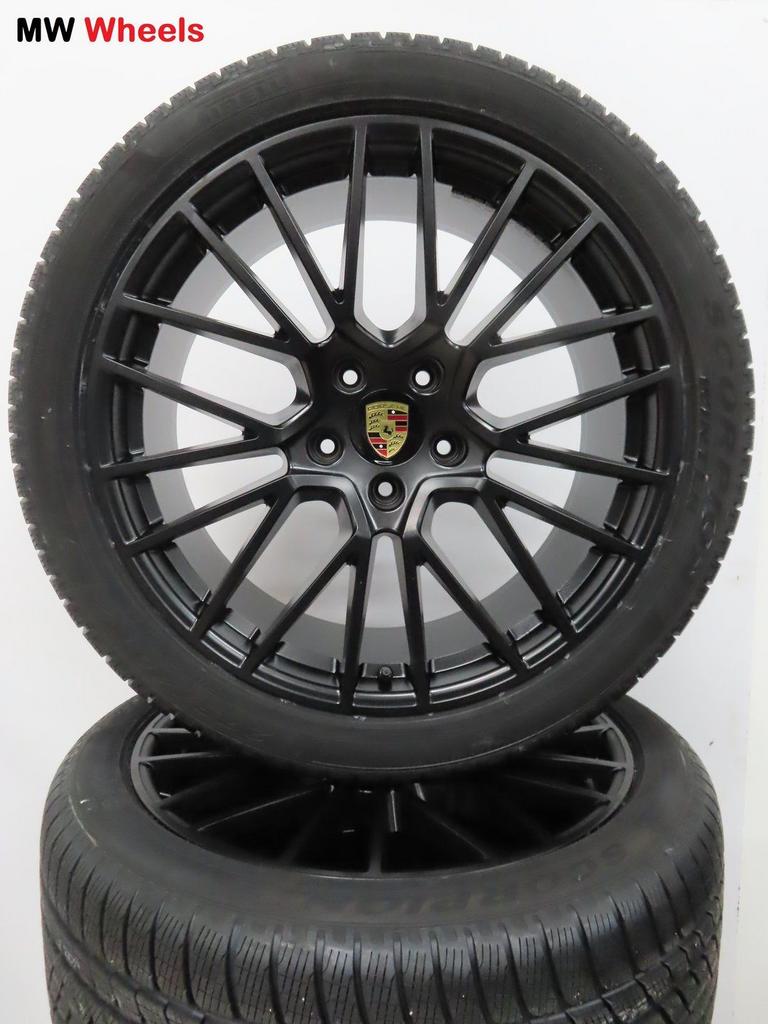 Porsche 21 inch velgen Cayenne Coupe met nieuwe winterbanden, -, 275 mm, -, Banden en Velgen