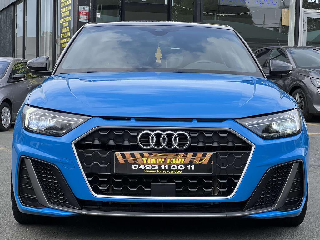 Audi A1 Sportback TFSI EURO VI* S line tronic ✅garantie1, Auto's, Audi, Zwart, 1675 kg, 95 pk, Blauw