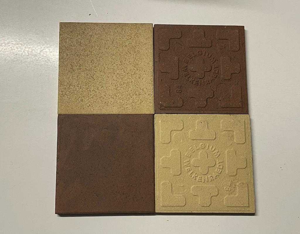 Lot Carrelages pavés anciens Welkenraedt - 10 x 10, Moins de 20 cm, Céramique, Enlèvement, Moins de 20 cm