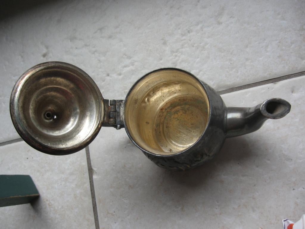 Schitterende kleine Marokkaanse theepot Moulayhass, Antiek en Kunst, Ophalen of Verzenden, Brons