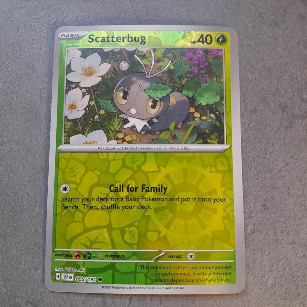 Scatterbug 005/191, Ophalen