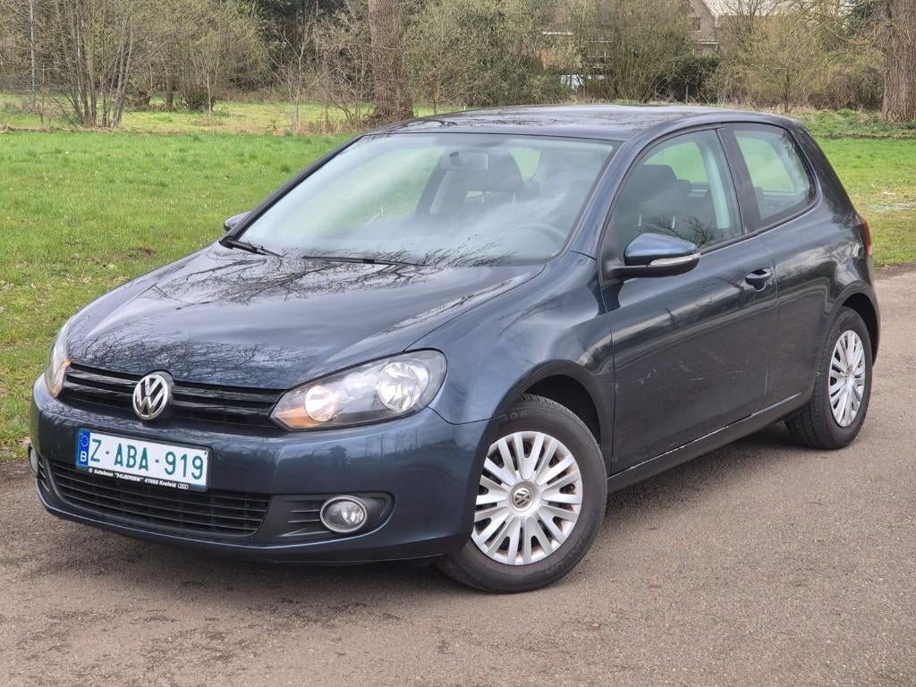 VW Golf 6 - 1.4i - PDC V+A - 1e eigenaar + onderhoudsboek, Auto's, Voorwielaandrijving, Euro 5, Stof, Blauw