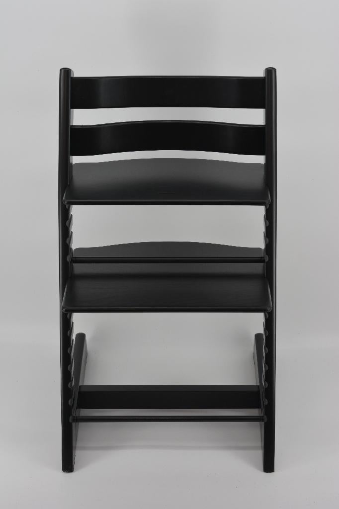 Stokke Tripp Trapp Zwart Black – Refurbished model, Verzenden, Zo goed als nieuw, Meegroeistoel, Gordel(s)