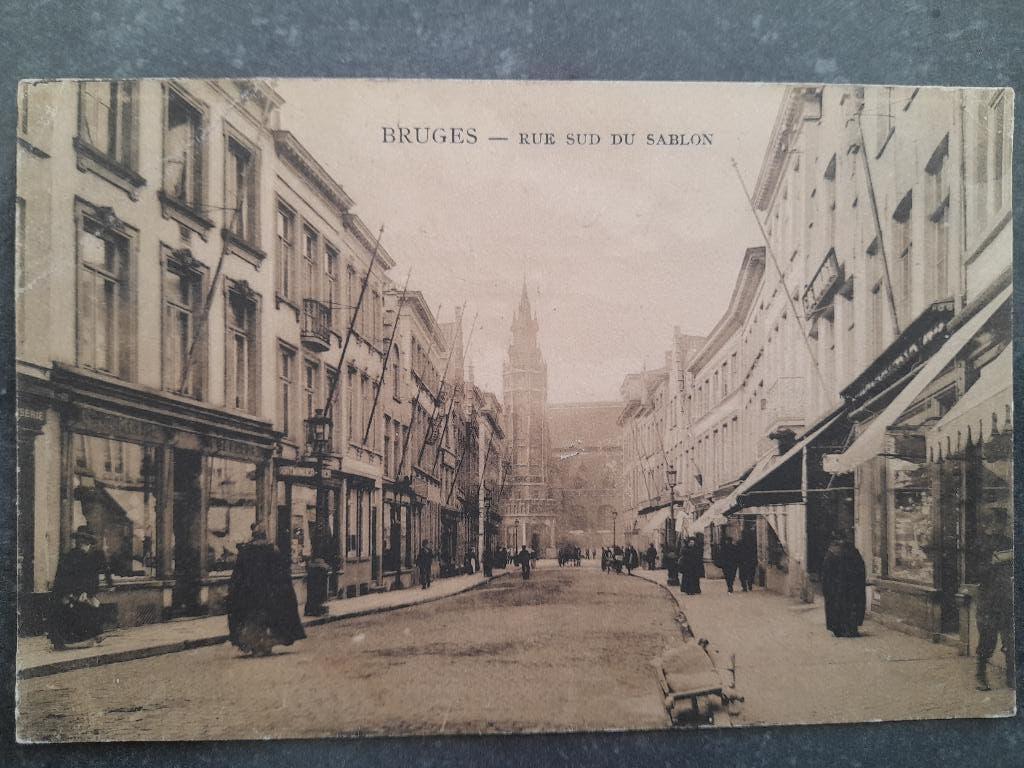 Carte postale Bruges, Enlèvement ou Envoi, Avant 1920, Affranchie, Flandre Occidentale