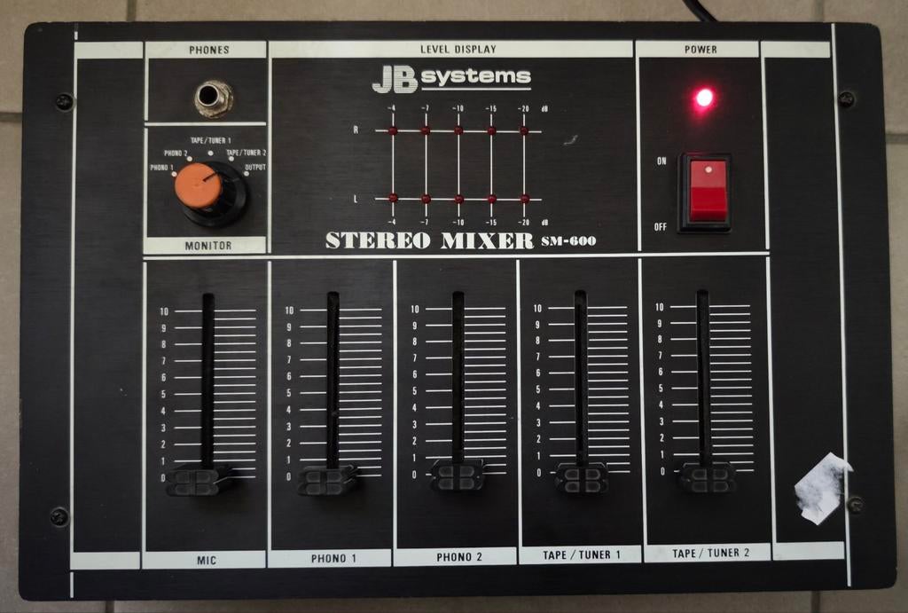 JB systems stereo mixer, Muziek en Instrumenten, Mengpanelen, Ophalen, Gebruikt, 5 tot 10 kanalen, Microfooningang