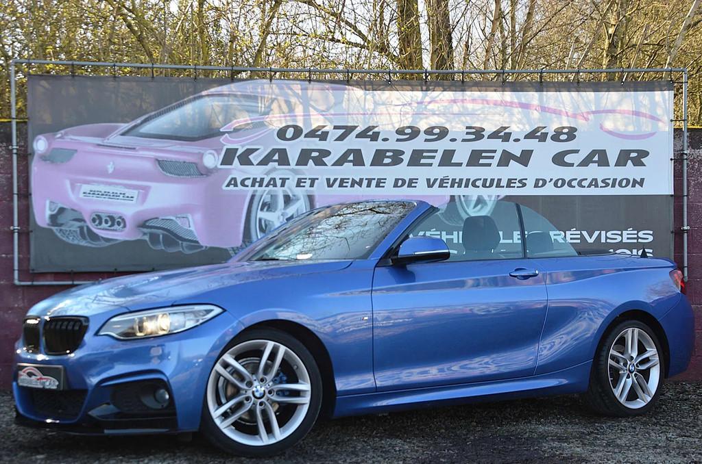 BMW 2 Serie 218 Cabriolet 218d Pack M NAV SENS AR CLIM 62.76, 100 kW, Euro 6, Entreprise, Cabriolet