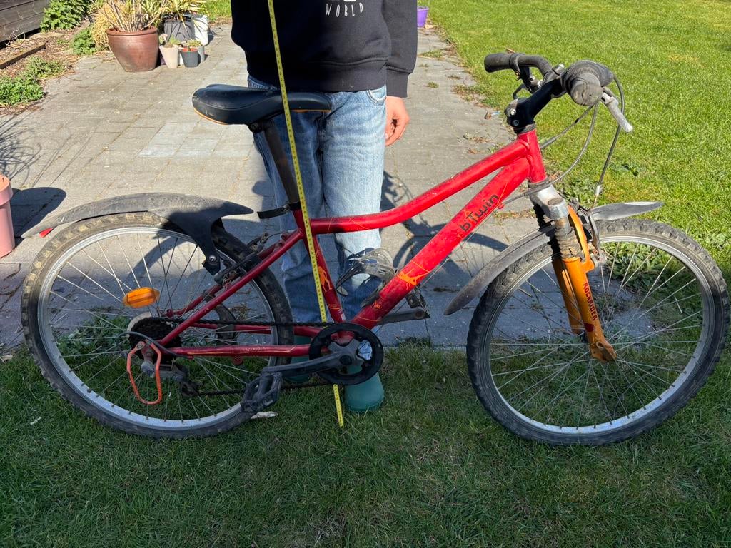 Fiets, jongen, Ophalen, Gebruikt, 24 inch