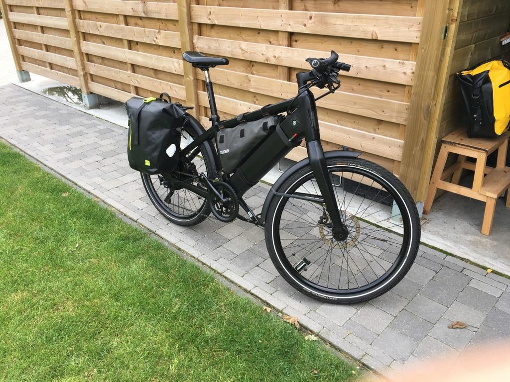 Strömer ST2 2017 + 2 waterdichte tassen 20L, Fietsen en Brommers, Ophalen, Gebruikt, 51 tot 55 cm, Stromer