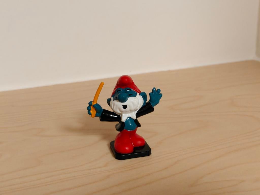Grote smurf dirigent, Collections, Schtroumpfs, Enlèvement ou Envoi, Grand Schtroumpf