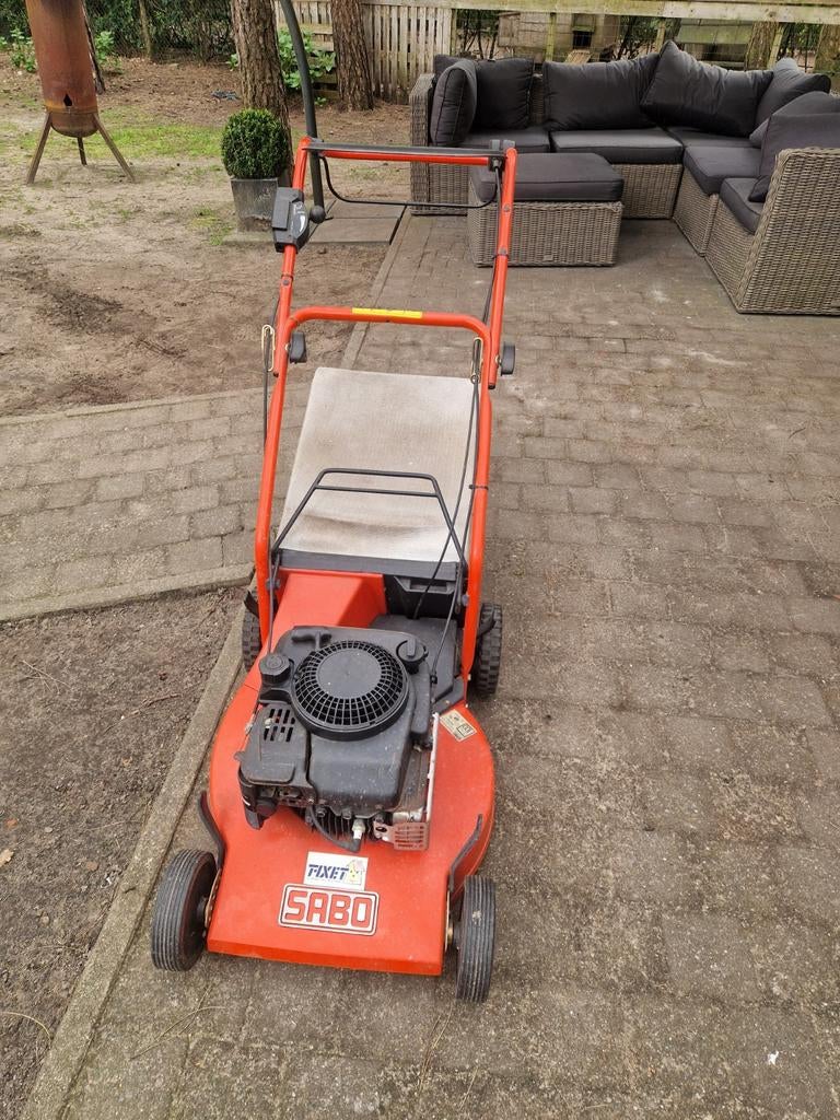Sabo zelftrekker goede staat 0472109098, Jardin & Terrasse, Enlèvement