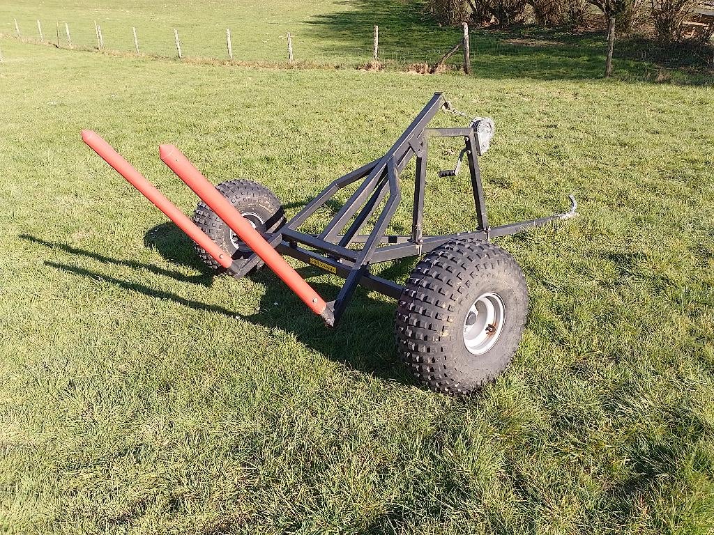 Iron Baltic Bale trailer in perfecte staat, Dieren en Toebehoren, Ophalen, Zo goed als nieuw